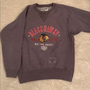 Blackhawks hockey crewneck